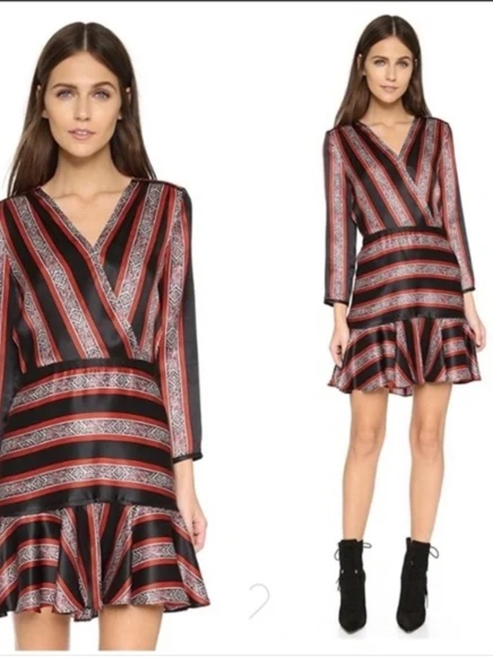 Veronica Beard Ivy Flounce dress